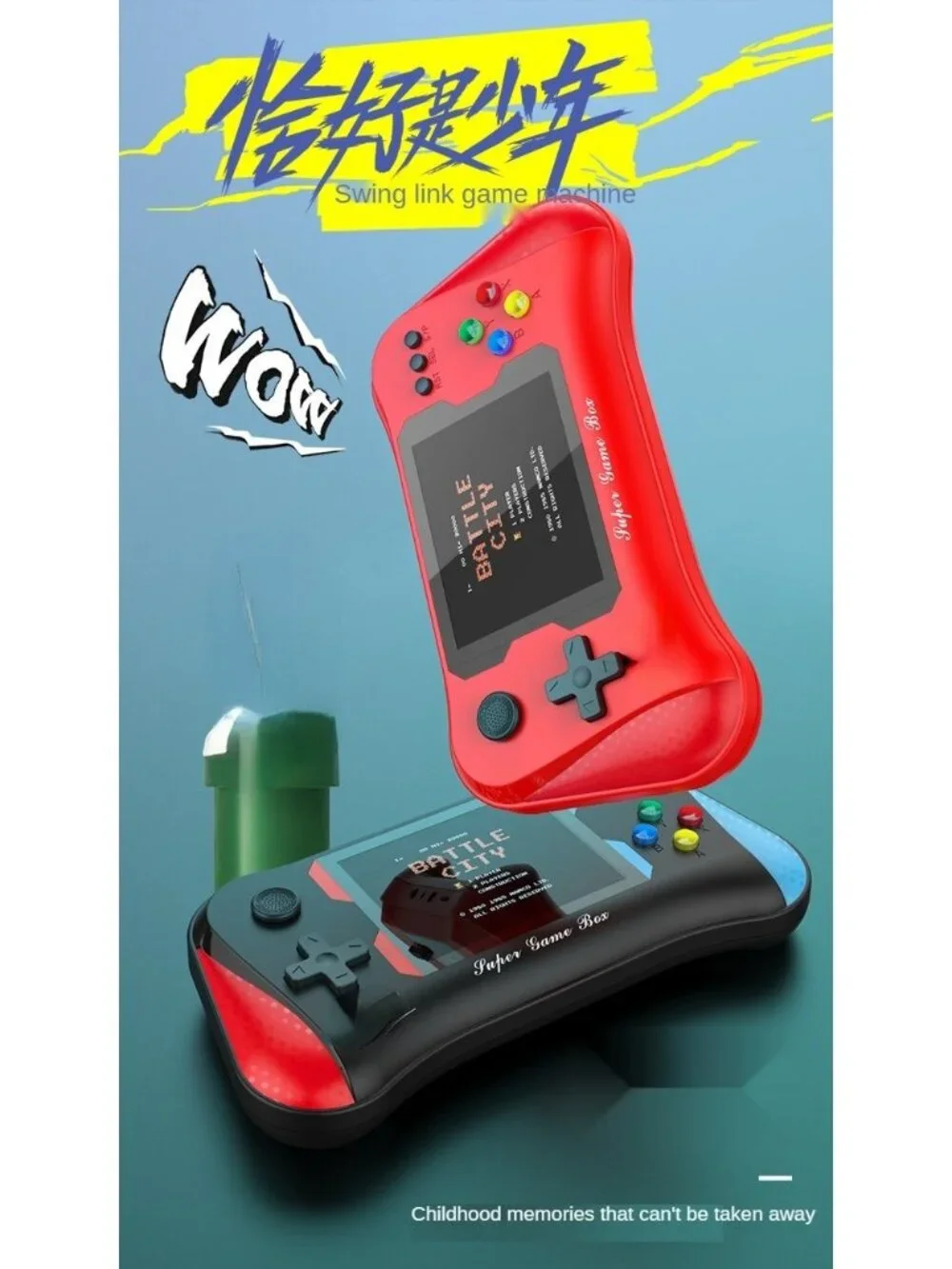 OH YOUTH Joystick 500 in 1 Handheld Console Game Model X7M 3.5 Inch